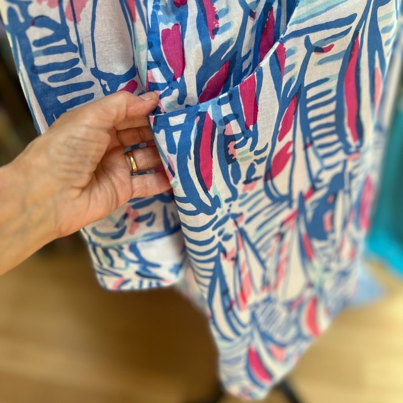 Lilly Pulitzer Red Right Return dress Sanibel RRR XL - Picture 8 of 10